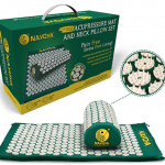 NAYOYA Neck and Back Pain Relief - Acupressure Mat and Neck Pillow Set - Relieves Stress and Sciatic Pain for Optimal Health and Wellness - Comes in a Carry Box with Handle for Storage and Travel 8