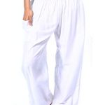 Boho Vib Women's Rayon Print Smocked Waist Boho Harem Yoga Pants 14