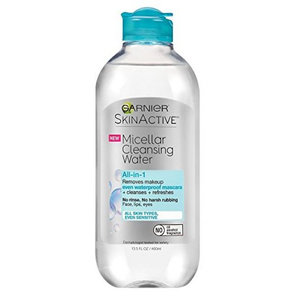 Garnier SkinActive Micellar Water For Waterproof Makeup, Facial Cleanser & Makeup Remover, 13.5 fl. oz, 1 count (Packaging May Vary) 3