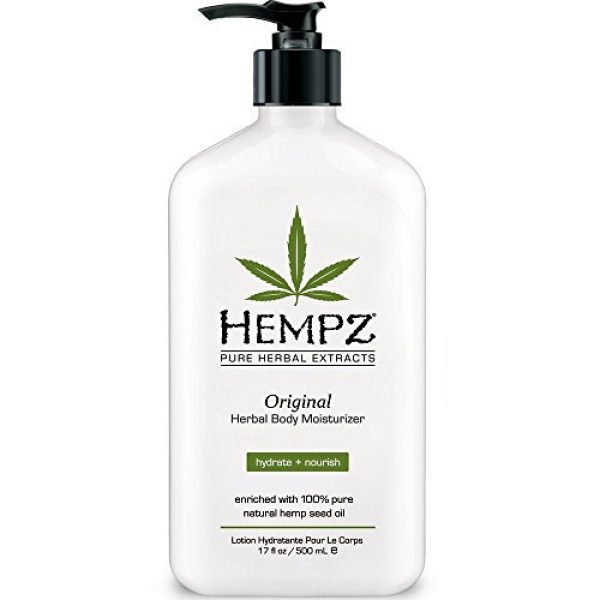 HEMPZ Body Lotion Original - Floral & Banana Daily Moisturizing Cream, Shea Butter Body Moisturizer - Skin Care Products, Hemp Seed Oil - Large 8