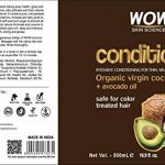 WOW Skin Science Apple Cider Vinegar Shampoo & Conditioner Set with Coconut & Avocado Oil - Men and Women Gentle Shampoo Set - Hair Growth Shampoo for Thinning Hair & Loss - Sulfate & Paraben Free 12