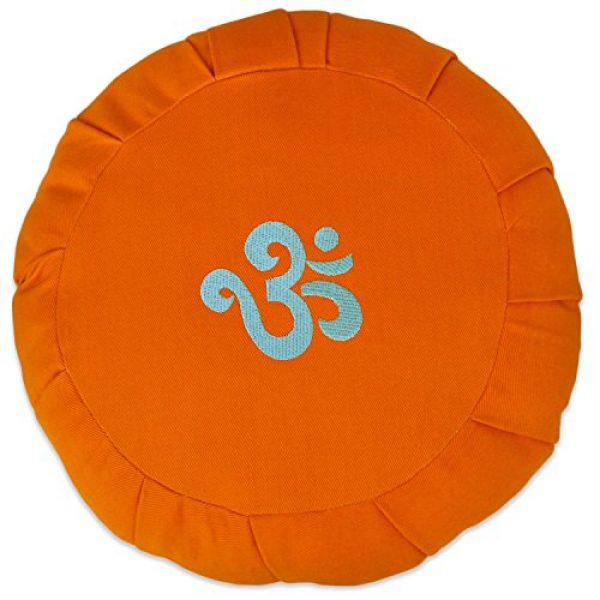 YogaAccessories Round Cotton Zafu Meditation Cushion Pillow 12