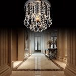 ZEEFO Crystal Chandeliers Light, Mini Style Modern Décor Flush Mount Fixture with K9 Crystal Ceiling Lamp for Hallway, Bar, Kitchen, Dining Room, Kids Room 10