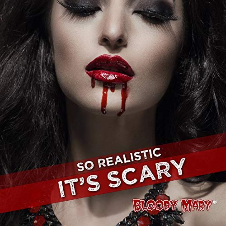 Fake Blood Makeup Spray - For Theater and Costume or Halloween Zombie, Vampire and Monster Dress Up - By Bloody Mary 5