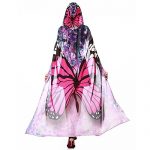 Halloween/Party Butterfly Wings Costumes for Women,Soft Fabric Butterfly Shawl Fairy Ladies Nymph Pixie Festival Rave Dress 11