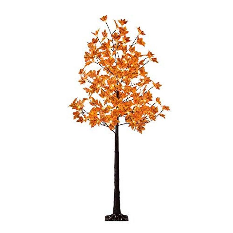 LIGHTSHARE Lighted Maple Tree Fall Deco 1