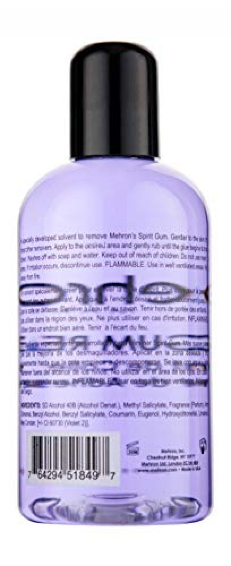 Mehron Makeup Spirit Gum Remover | SFX Makeup Remover | Spirit Gum Adhesive Remover 9 fl oz (266 ml) 3