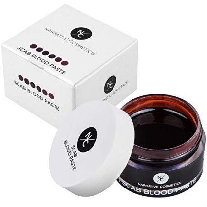 Narrative Cosmetics Scab Blood Paste, Professional SFX Theatrical Stage, Film, and Costume Makeup for Realistic Cuts and Wounds, 1 Oz. 18