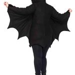 Leg Avenue Women's Cozy Bat adult sized costumes, Black, Large US 9