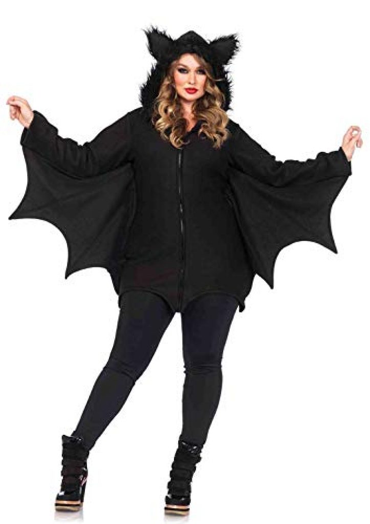 Leg Avenue Women's Cozy Bat adult sized costumes, Black, Large US 1