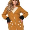 Leg Avenue Women's Hooded Cozy Fawn Halloween Costume 20