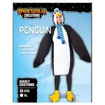 Spooktacular Creations Penguin Cute Lightweight Halloween Costume for Adult Women and Men with Cute Scarfs and Shoe Covers 9