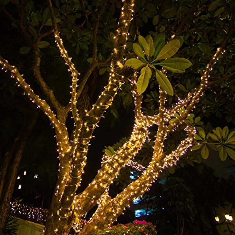 PREXTEX Warm White Christmas Lights (20 Feet, 100 Lights) - White Christmas Tree Lights Indoor White Wire - Clear Christmas Light - String Lights Indoor - Xmas Lights - Warm White Twinkle Lights 6
