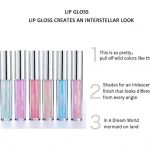 BONNIESTORE 6 Colors Glitter Shimmers Liquid Lip Gloss, Metallic Lipstick Long Lasting Makeup Lipstick Set Moisturizing Dazzling Color Lip Set 13