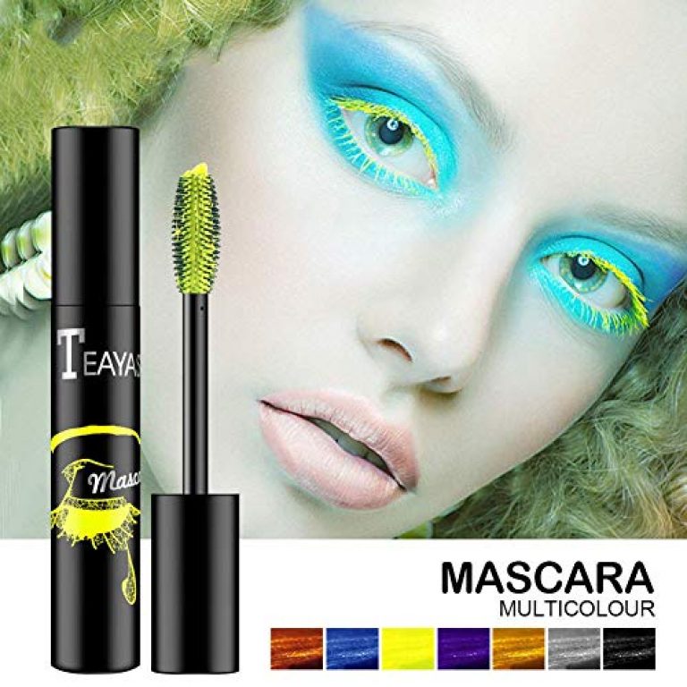Bellesky Glitter Mascara 6 PCS Shimmer Colored Mascara Waterproof Color Mascara Charming Longlasting Mascara for Eyelash Eye Makeup (6 Colors Set A) 2