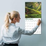 Goldistock 2020 Large Wall Calendar -"Magic Places" - 12" x 24" (Open) - Thick & Sturdy Paper - - Travel The Globe Visiting Magical Places 11