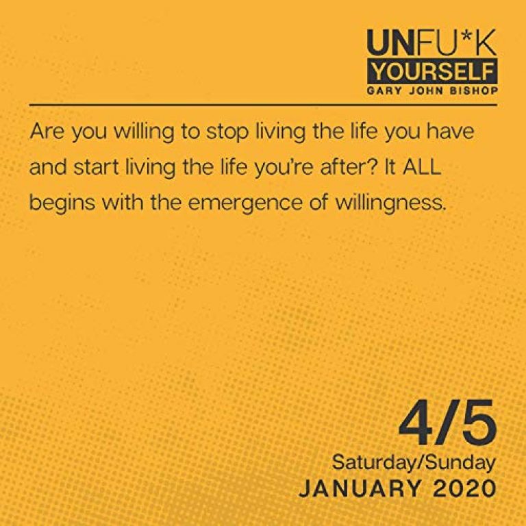 Unfu*k Yourself 2020 Day-to-Day Calendar: Get Out of Your Head and into Your Life 3