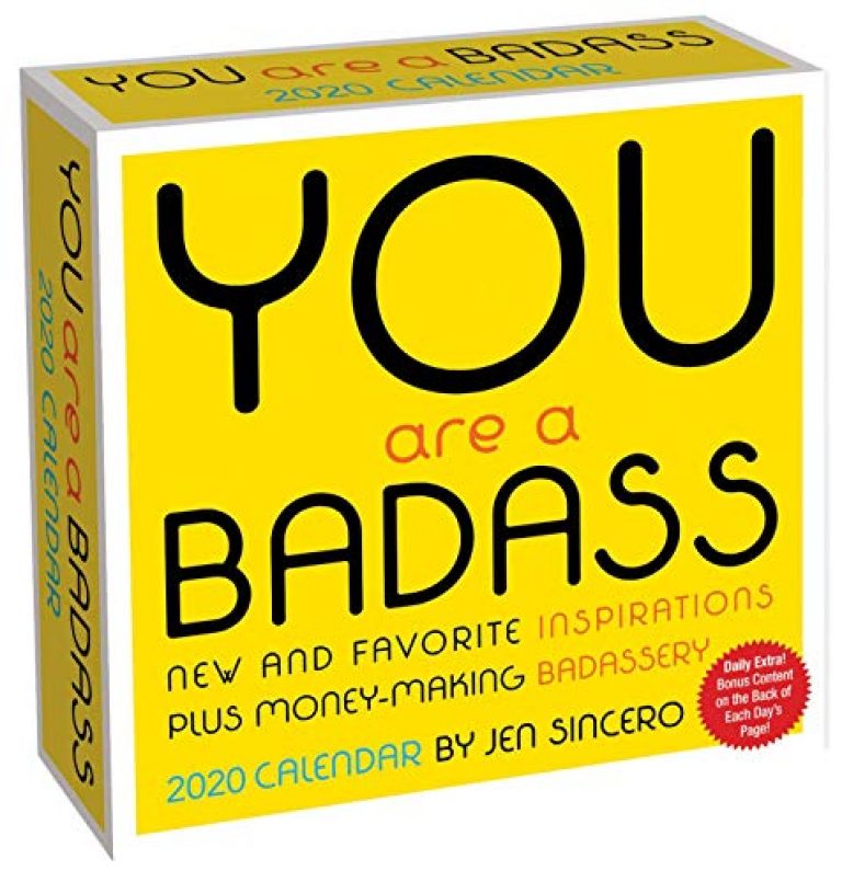 You Are a Badass 2020 Day-to-Day Calendar 1