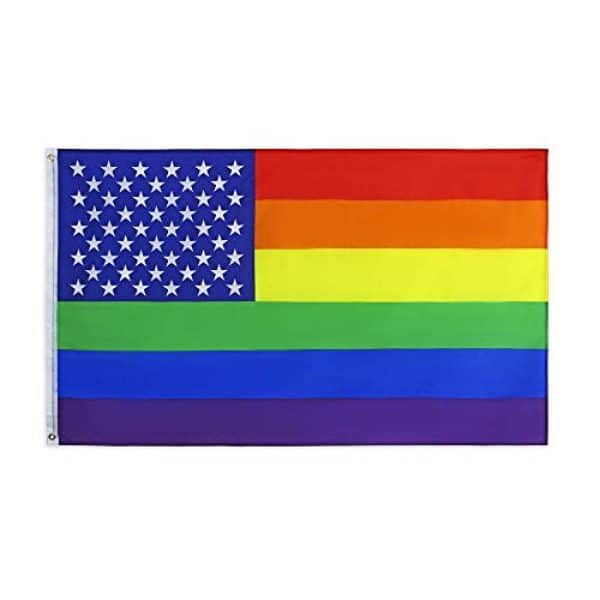 Gay Pride Flag || Rainbow Flag with Stars || Indoor or Outdoor || Pride 2023 9