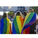 SATINIOR LGBTQ Gay Lesbian Pride Rainbow Set, Rainbow Pride Cape Headband Sunglasses for Festivals Party Celebration and Daily Wear 14