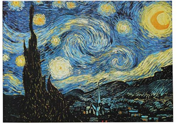 Moruska Starry Night by Vincent Van Gogh Jigsaw Puzzle 1000 Piece Puzzles for Adults 1