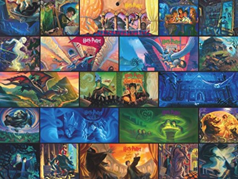 New York Puzzle Company - Harry Potter Harry Potter Collage - 1000 Piece Jigsaw Puzzle 3