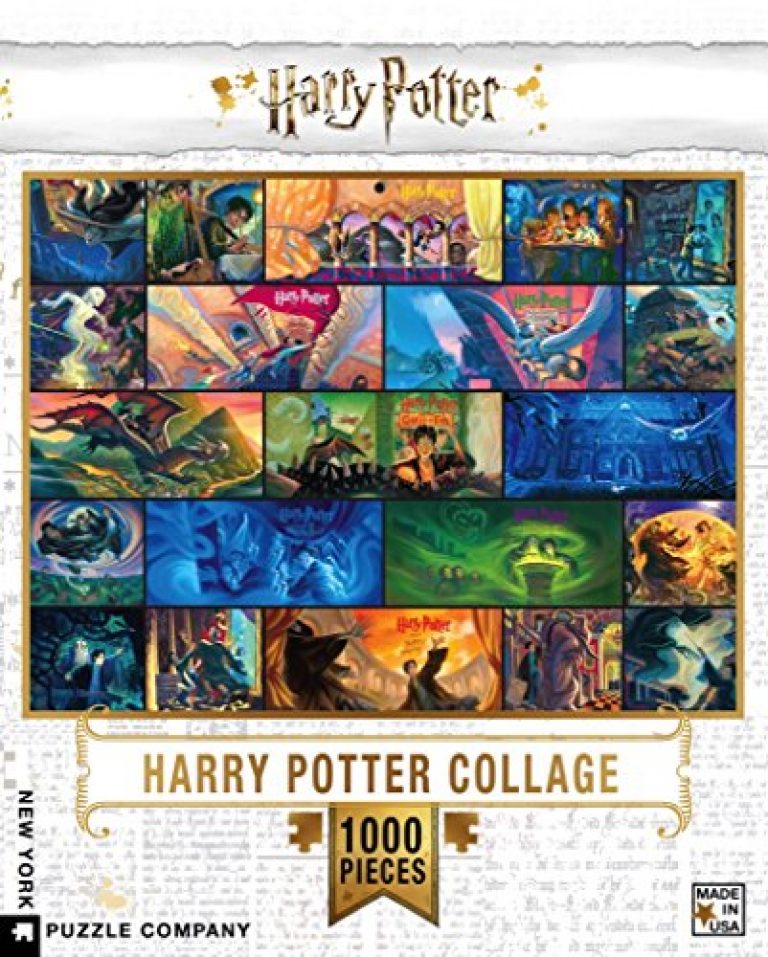 New York Puzzle Company - Harry Potter Harry Potter Collage - 1000 Piece Jigsaw Puzzle 1