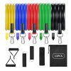 CABINAHOME Resistance Bands Set 11pcs for Men Women Exercise Bands with Handles for Workout Bands Indoor Outdoor Fitness Weights Bands Portable Home Gym Accessories Kit (Stackable Up to 100 Lbs) 5