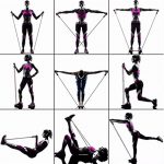 CABINAHOME Resistance Bands Set 11pcs for Men Women Exercise Bands with Handles for Workout Bands Indoor Outdoor Fitness Weights Bands Portable Home Gym Accessories Kit (Stackable Up to 100 Lbs) 13