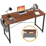Cubiker Computer Desk 40 inch Home Office Writing Study Desk, Modern Simple Style Laptop Table with Storage Bag, Walnut 6