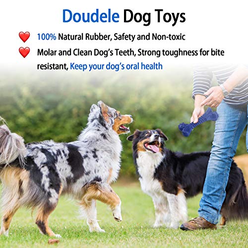 Dog Toys for Aggressive Chewers Tough Dog Chew Toys for Large Medium Dogs Breed Natural Rubber Spring Texture Pattern 6