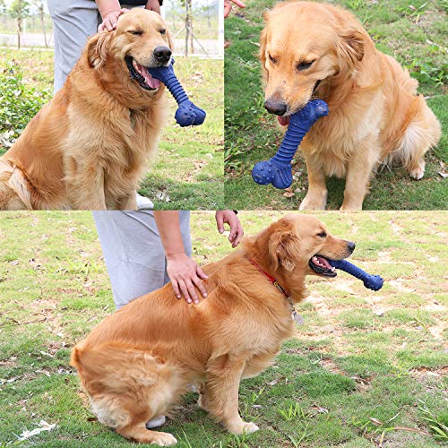 Dog Toys for Aggressive Chewers Tough Dog Chew Toys for Large Medium Dogs Breed Natural Rubber Spring Texture Pattern 7