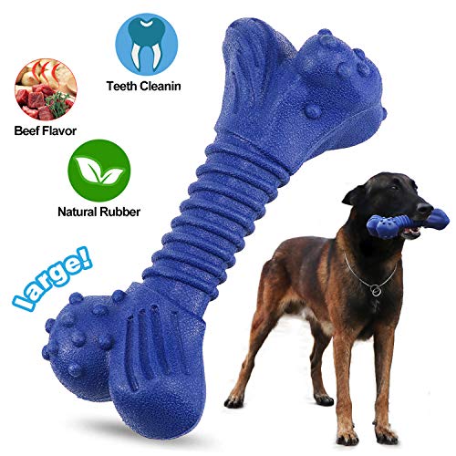 Dog Toys for Aggressive Chewers Tough Dog Chew Toys for Large Medium Dogs Breed Natural Rubber Spring Texture Pattern 5