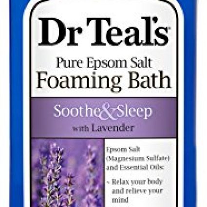 Dr Teal's Foaming Bath with Pure Epsom Salt, Soothe & Sleep with Lavender, 34 fl oz (Packaging May Vary) 6