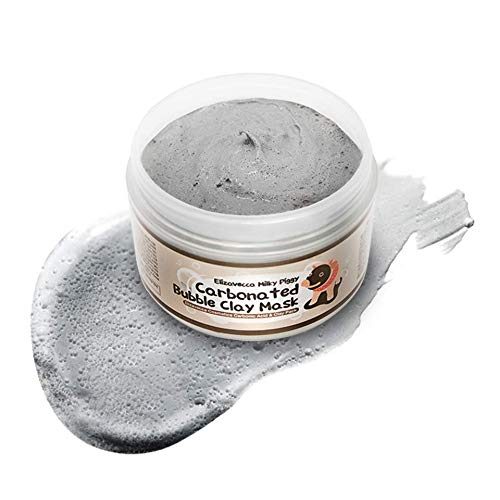 Elizavecca Milky Piggy Carbonated Bubble Clay Mask 100g/3.53 oz. - Wash off Face Wash | Bubble Skin Care | Wash off Face Dead Skin | Blackhead Remover | Deep Cleansing Face | Minuteness Bubbles Mask Pack 1