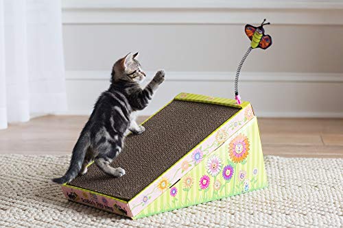 Petmate FAT CAT Big Mama's Scratch 'n Play Ramp Reversible Cardboard Toy 6