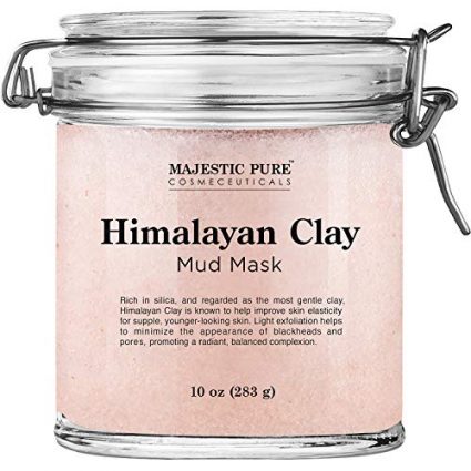 MAJESTIC PURE Himalayan Clay Mud Mask for Face and Body Exfoliating and Facial Acne Fighting Mask - Reduces Appearance of Pores, 10 oz 9