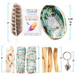 Smudge Kit - White Sage, Palo Santo, Abalone Shell, Smudging Feather for Healing, Purifying, Meditating & Incense (Essentials Plus) 11