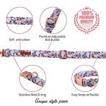 Unique style paws Christmas Dog Collar with Bow Tie Plaid Puppy Collar for Small Medium Large Dogs as Holiday Autumn Winter Gifts 9