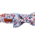 Unique style paws Dog Collar Bow tie Collar Adjustable Collars for Dogs and Cats Small Medium Large 10