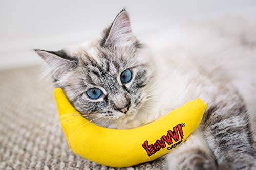 Yeowww! Catnip Toy, Yellow Banana 2