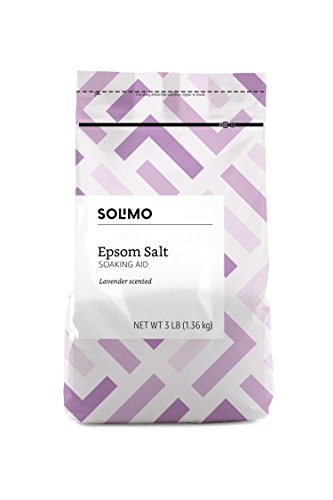 Amazon Basics Epsom Salt Soaking Aid, Lavender Scented, 3 Pound, 1-Pack (Previously Solimo) 1