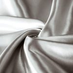 Bedsure Satin Pillowcase for Hair and Skin Queen - Silver Grey Silk Pillowcase 2 Pack 20x30 inches - Satin Pillow Cases Set of 2 with Envelope Closure, Gifts for Women Men 8