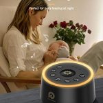 Dreamegg White Noise Machine - Sound Machine for Adult Baby Kid, Noise Machine for Sleeping with 24 Calming Sound, Ambient Nightlight, Continuous or Timer, Loud Sleep Machine for Home Nursery Office 9