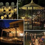 ALOVECO Solar String Lights Outdoor, 25ft 40 LED Crystal Ball Waterproof String Lights Solar Powered Fairy Lighting for Garden Home Landscape Holiday Decoration 11