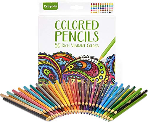 Crayola Colored Pencils, Pre-Sharpened, Adult Coloring 13