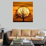 Elstey Diamond Painting Kits for Adults, DIY 5D Full Drill Diamond Canvas Embroidery Paintings by Number Kits, Perfect Art Gift for New House Home Wall Decor(Sunset Tree 11.8x11.8 inch) 9