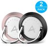 Finger Ring Stand, 2 Pack Ama Forest 360° Rotary Cell Phone Holder Finger Loop Grip Mount Universal Smartphone Kickstand for iPhone 6/6s Plus, iPhone 7/7 Plus, Samsung Galaxy S9/S8 (Pink) 23