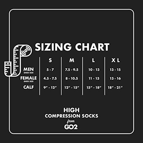 Go2Socks Compression Socks for Men Women Nurses Runners 20-30 mmHg Medical Stocking Athletic (2pPink, S) 5