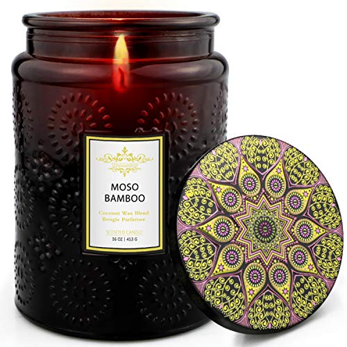 Scented Candles Gift Set 2.5oz Aromatherapy Candles Strong Fragrance Portable Travel Tin Jar Candles Gifts for Home Scented Decoration Birthday Mothers Day Gifts (Black) 3
